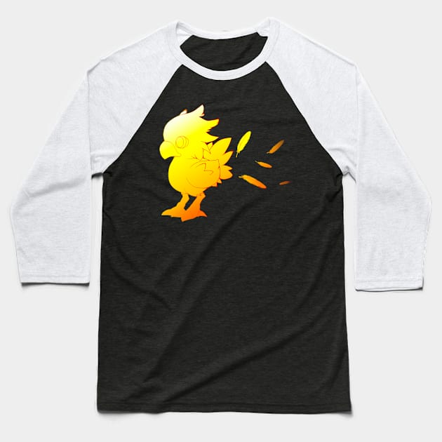 Chocobo Baseball T-Shirt by Zeroomega